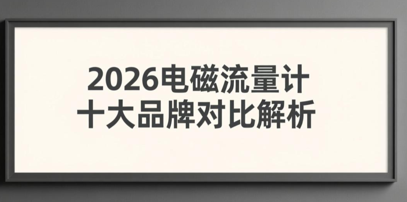 2026电磁流量计十大品牌排行榜｜进口与国产实力解析，选型不迷路?