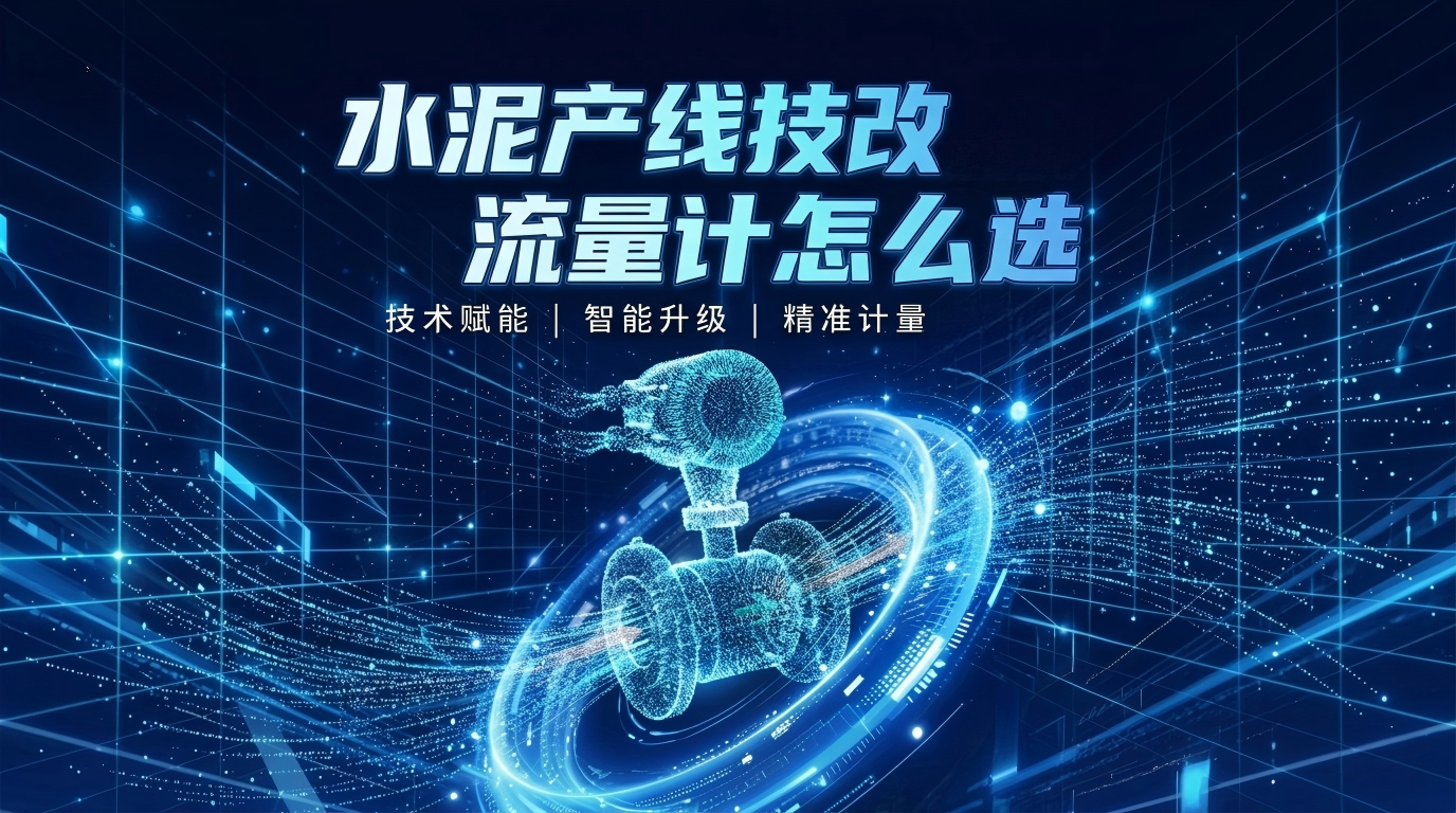 2.5万亿资金入市！水泥企业产线智能化改造升级，流量计一定要选对！